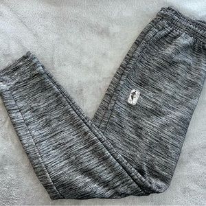 Boys Size L 14/16 NBA Sweatpants/Jogger in a dark heathered gray-Minimal wear